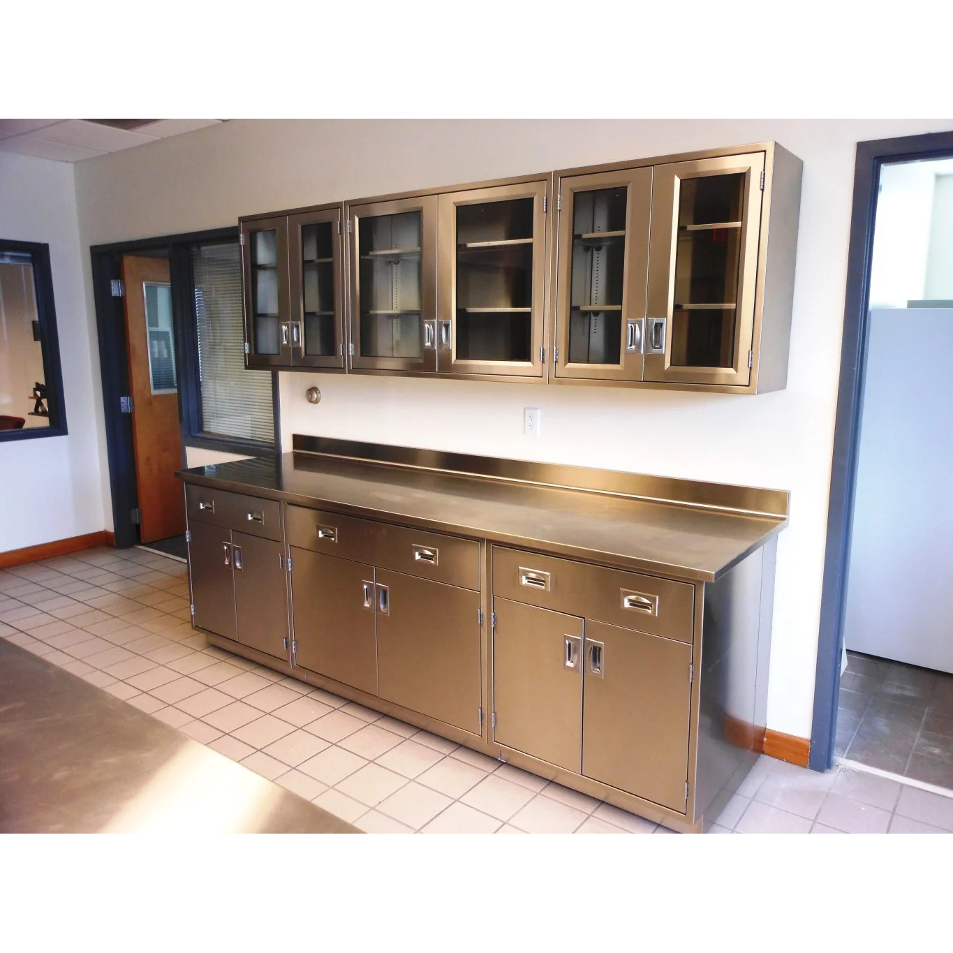 Stainless Steel Face Laboratory Bench Easy to Sterile and Clean 304/316 Laboratory Furniture