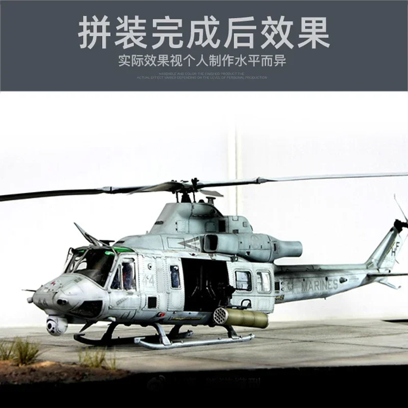 Kitty Hawk Assembled Aircraft Model Kit KH80124 US Navy UH-1Y Venom Helicopter 1/48 Scale