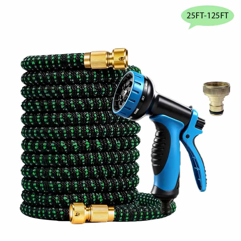 

Сверхмощный расширяемый садовый шланг из резинового материала с расширяемой и герметичной конструкцией для системы орошения двора