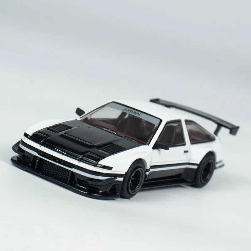 1:64 Scale Toyota Sprinter Trueno AE86 Simulation Alloy Car Model Static Display Collectible Toy Gift Souvenir Decoration