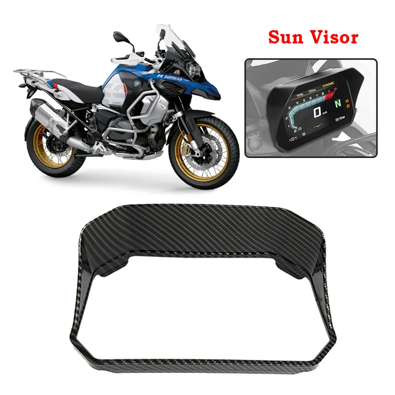 

Carbon Look Sun Visor Instrument Hat For BMW R1200GS R1250GS LC ADV R 1200 1250GS Adventure 2014-2023 Cover Protection Parts