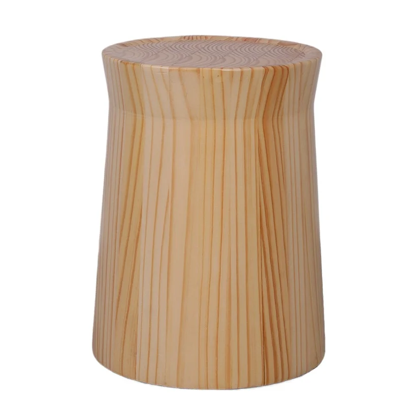 Quiefeng wooden pier solid wood stump stool log stump stool store ornament hotel homestay decoration wooden pier