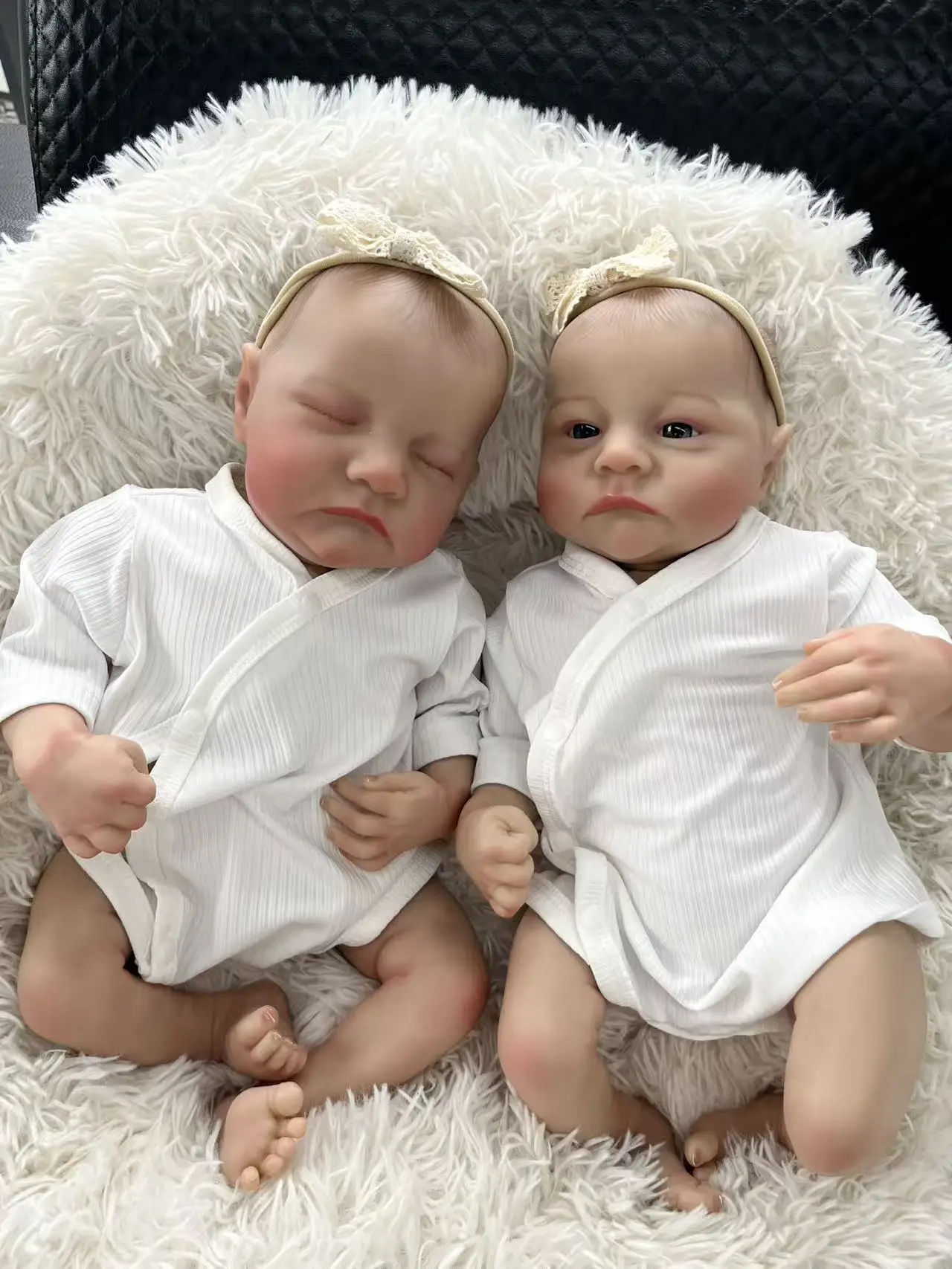 19 inch Levi Handverf Haar Reborn Pop Levensechte Meerdere Lagen Schilderen Huid Zichtbare Aderen hoge kwaliteit Collectible Art Doll