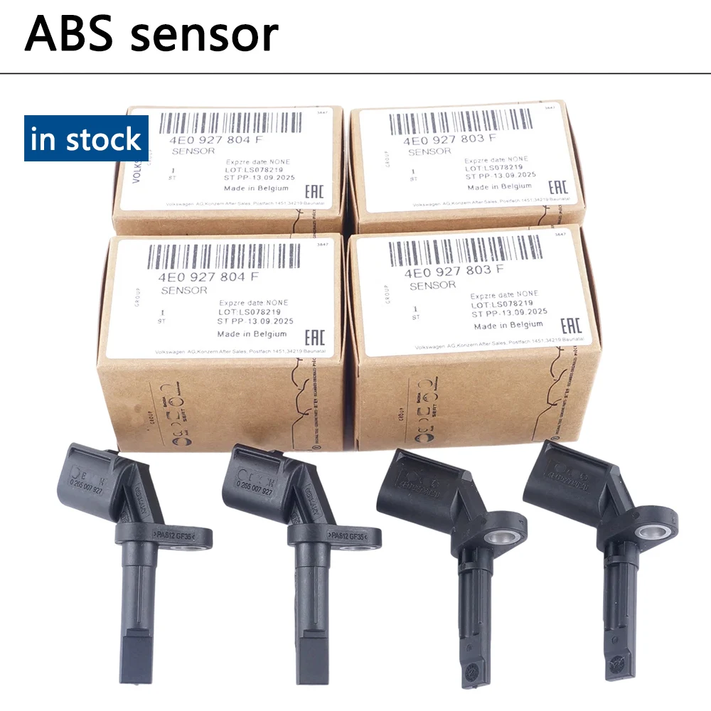 

Wheel Speed Sensor 4E0927803D 4E0927804D Fou Audi A4L B8 A5 A6L C6 C7 Q5 S5 A7 A8 Abs Sensor 4E0927803F 4E0927804F
