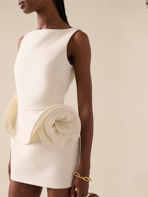 Jupe Sexy Bal Svel Par Dr Or, vêtements pour femmes, t-shirt transfrontalier rose, imprimé floral dr