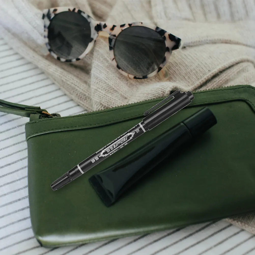 

6Pcs Tattoo Eyebrow Pen Skin Marking Marker for Brow Lip Mapping Embroidery Microblading Precision Positioning Liner