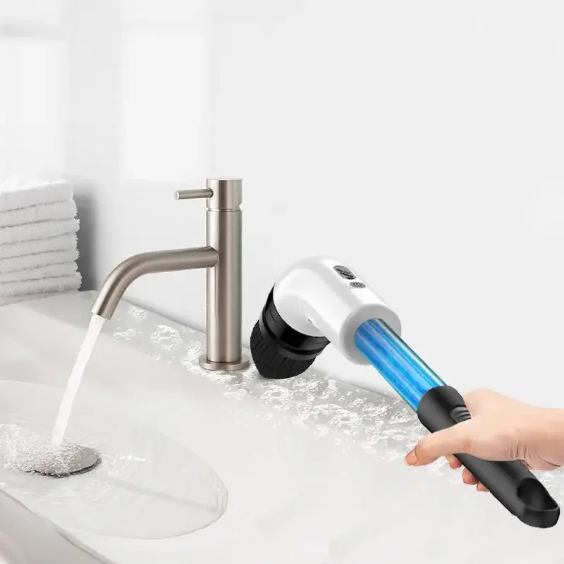 Bagno, pavimento della cucina, spazzola elettrica multifunzionale wireless, pulizia con pulizia a liquido e rotante