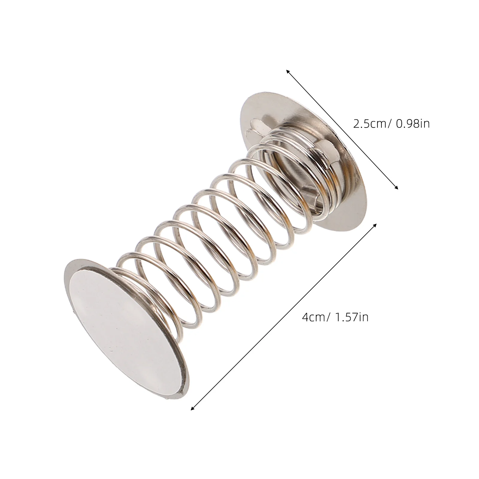 20Pcs Dashboard Mount Spring Base Durable Lightweight Metal Shaking Head Spring Accessories for Crafts Dashboard Toy Base