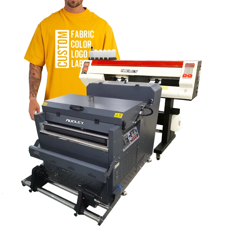 Audley Industry Machinery 60cm I3200 Head Pet Film Inkjet Printers Dtg Printer t Shirt Printing Machine Garment Printer