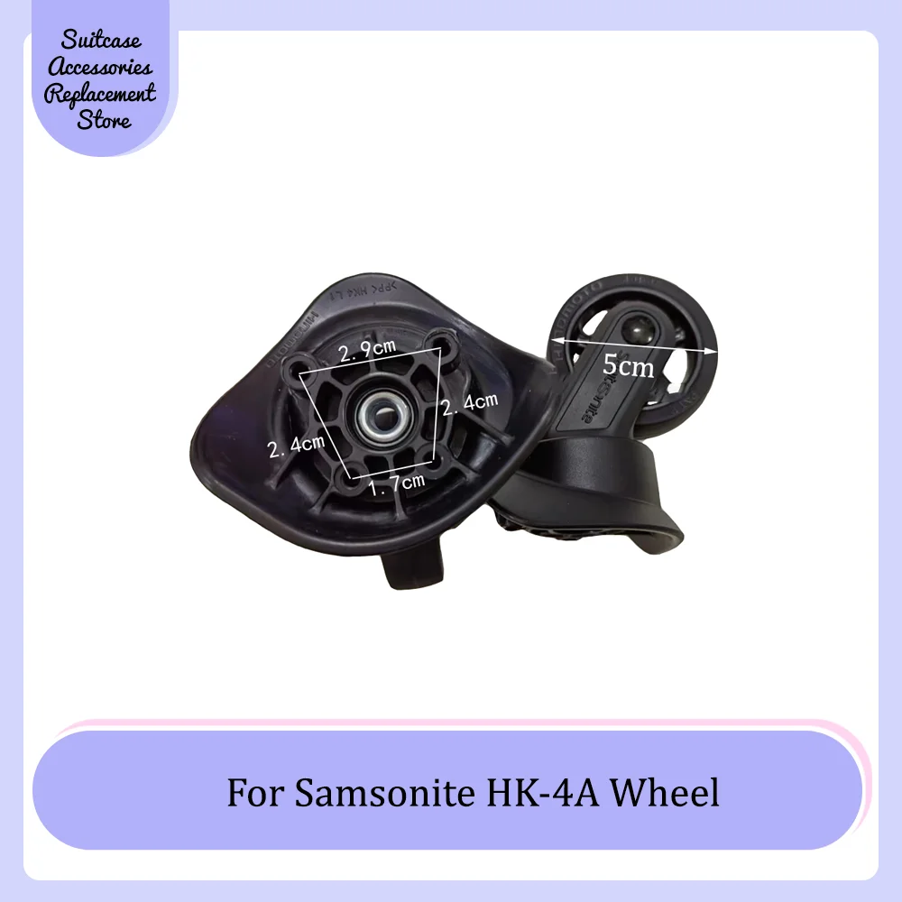 

Suitable For Samsonite HK-4A Universal Wheel Replacement Suitcase Smooth Silent Shock Absorbing Wheel Accessories Caster Wheels