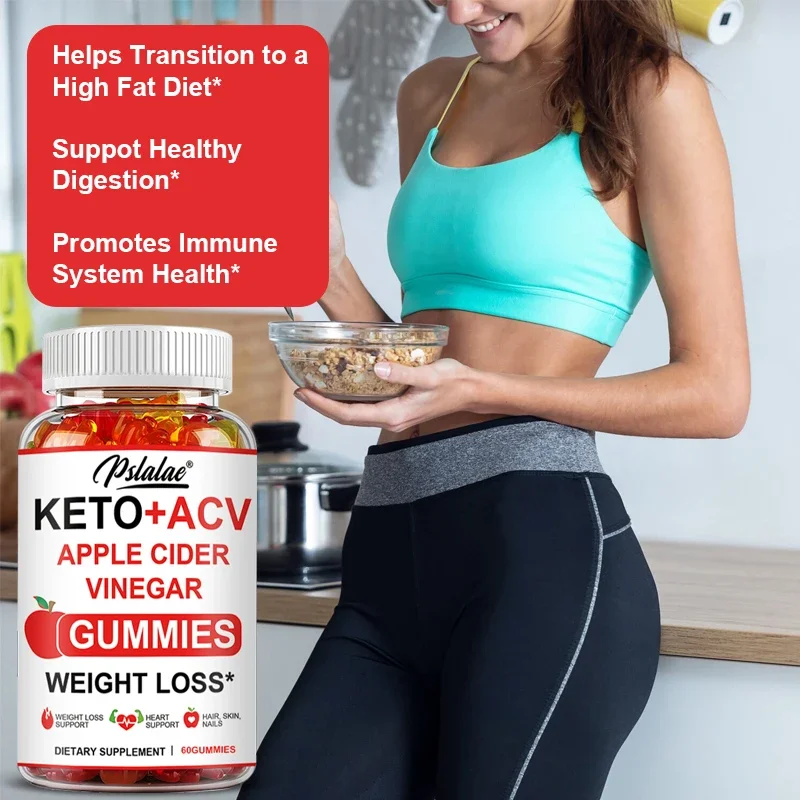 Keto + Acv Gummies - دعم طبيعي للتخلص من السموم والتنظيف، يعزز صحة الجهاز الهضمي، ويحسن المناعة، وخالي من الغلوتين