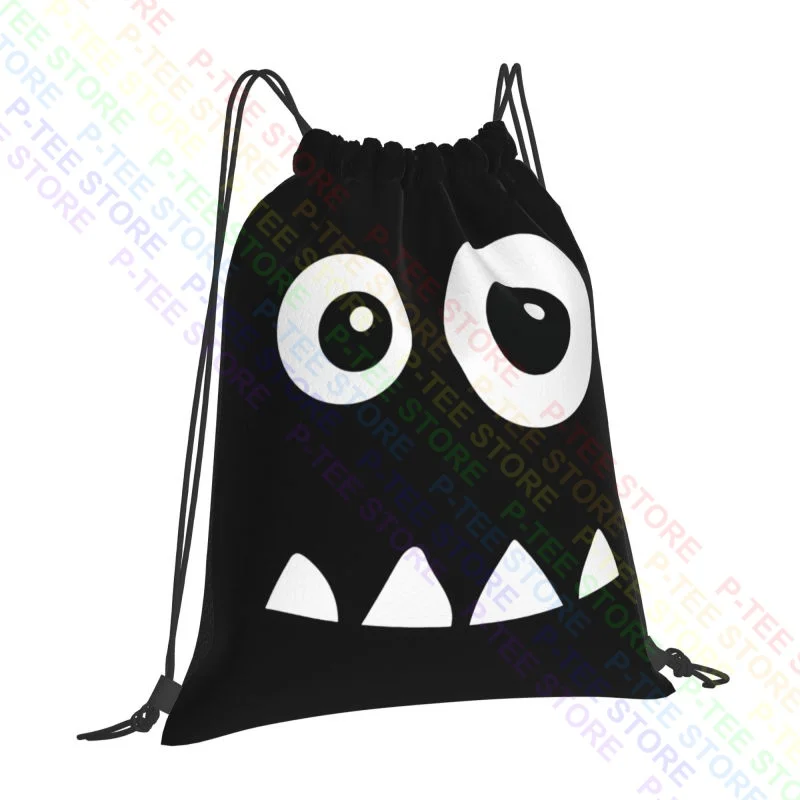 Monster Face-Alien Party Drawstring Bags Gym Bag Vintage Shoe Bag Sports Style Bags For Travel