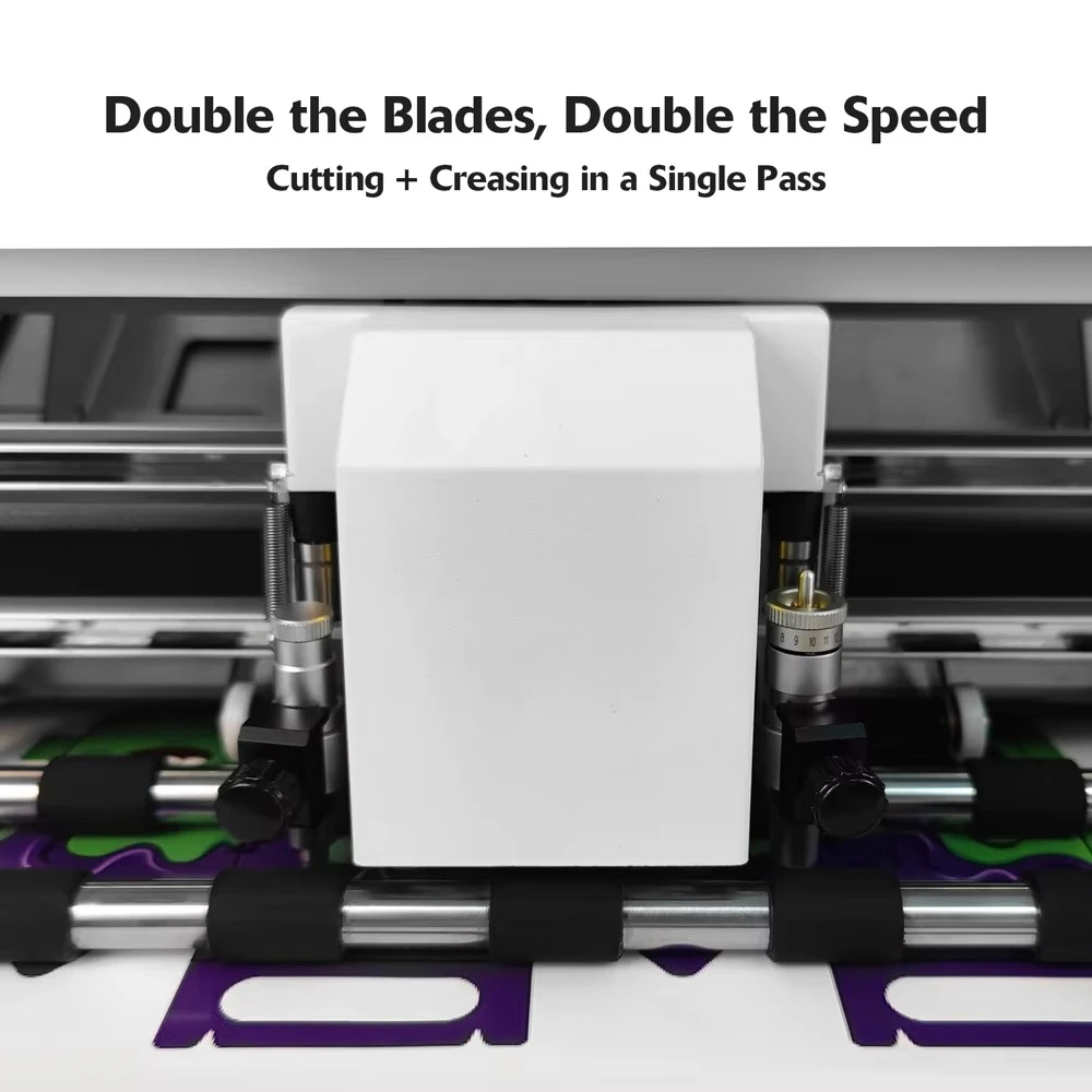 

Машина для нанесения покрытия и резки этикеток 2026-A3, двухголовочный плоттер, автоматическая машина для высечки с серводвигателем и адсорбционной подачей бумаги