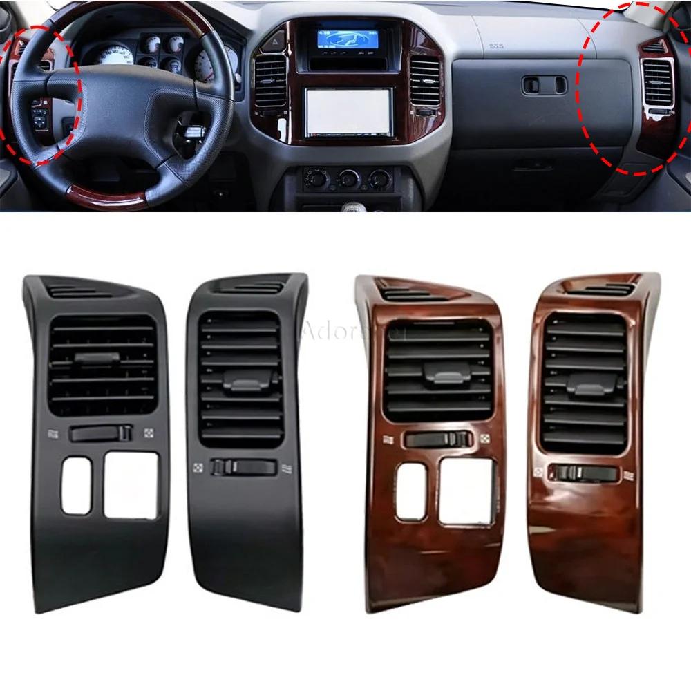 1Pair Car Exhaust Vent Outlet A/C Air Vent Outlet Air-conditioning Installation For Mitsubishi Pajero V73 V75 V77 For Montero