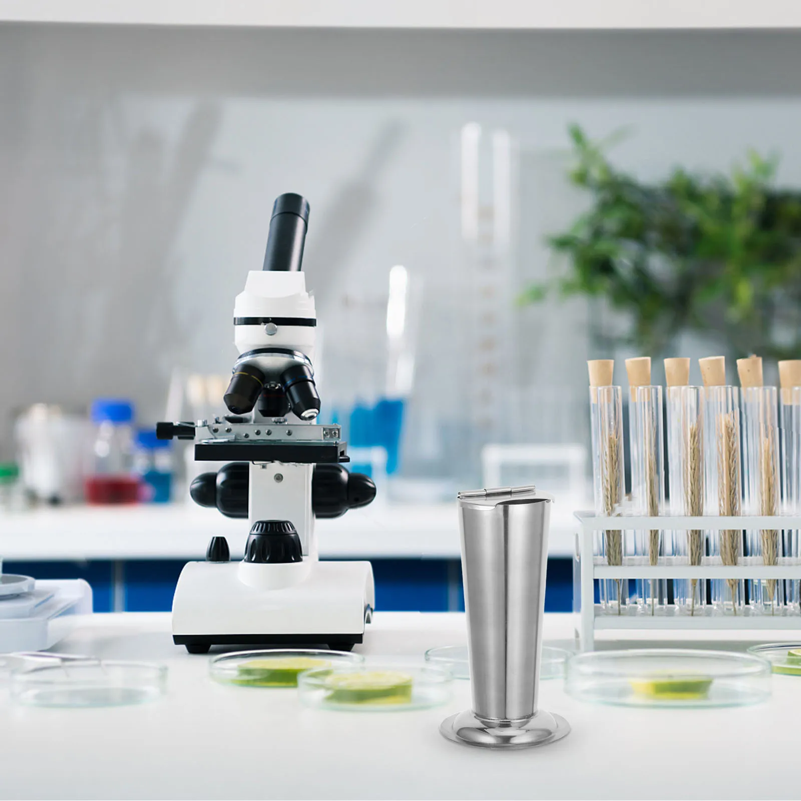 Edelstahl Pinzette Halter Aufbewahrungsbox Anti-Rutsch-Design für Labor Salon Instrumente Kompakte Pinzette Container Pinzette