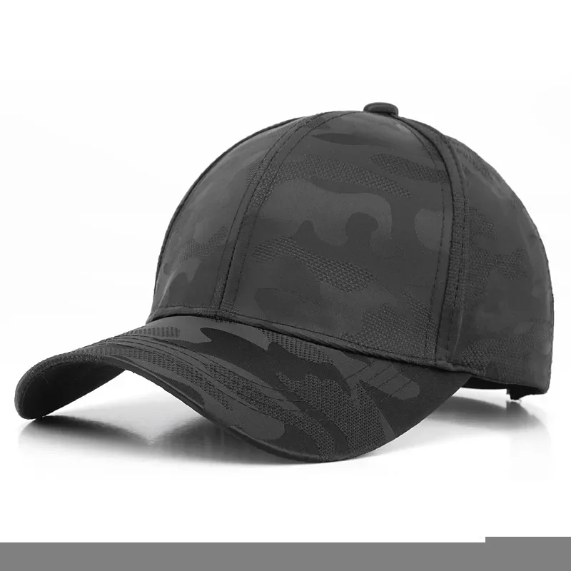 New Fashion Adjustable Baseball Cap Unisex Camouflage Camo Black Cap Casquette Hat Men Women Casual Desert Hat