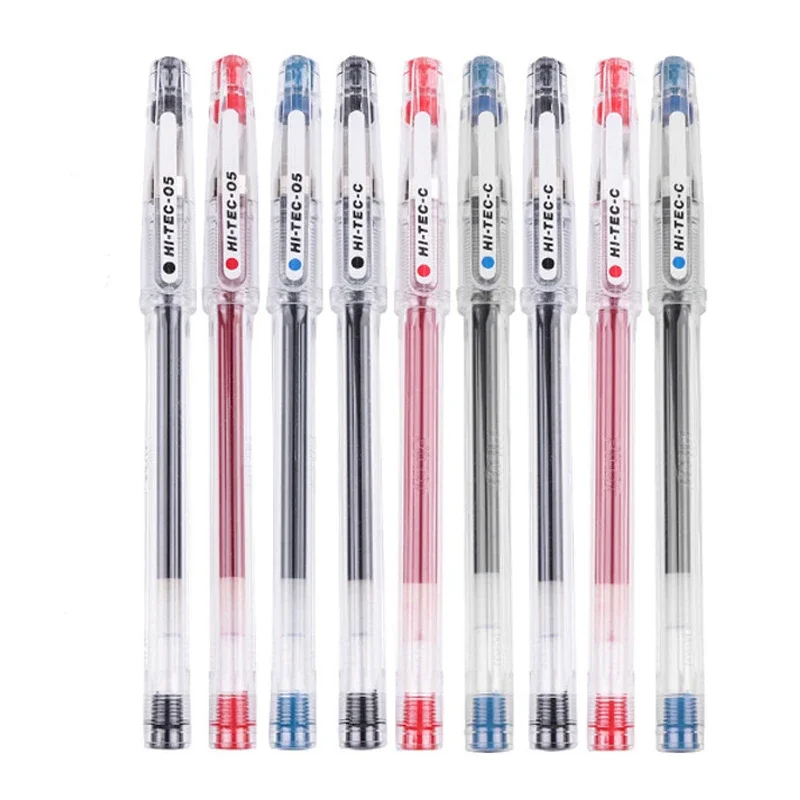 1 Piece Pilot HI-TEC Gel Pen Office Ballpoint Pen 0.25/0.3/0.4/0.5MM Fine Point Needle Neutral Gel Ink Black Blue Red BLLH-20C4