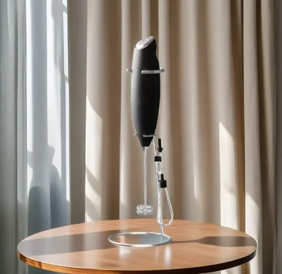 

1 шт. портативный электрический вспениватель молока и взбиватель для яиц — мощный 2-скоростной ручной венчик, нержавеющая сталь, регулируемая скорость для кофе, молока