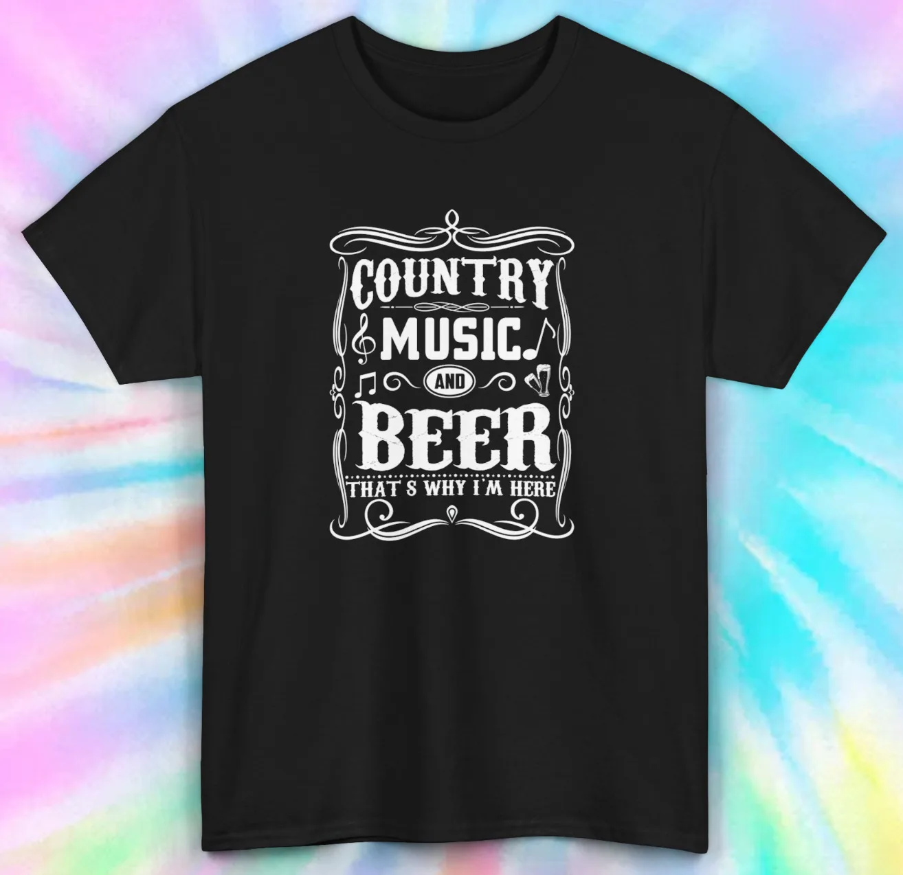 

Country Music & Beer Party Tee | Music Lover Festival T-Shirt | S-5XL