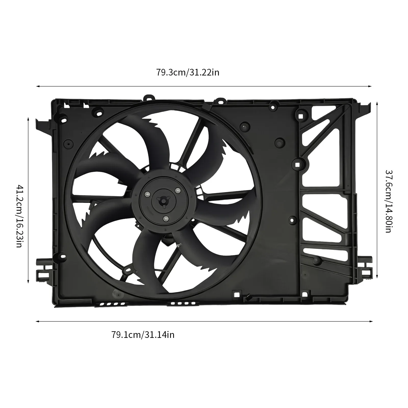 مجموعة مروحة المبرد تويوتا كامري 2.5 لتر 2018-2020 - تناسب L/SE/XLE/XSE |   مروحة تبريد ومكثف