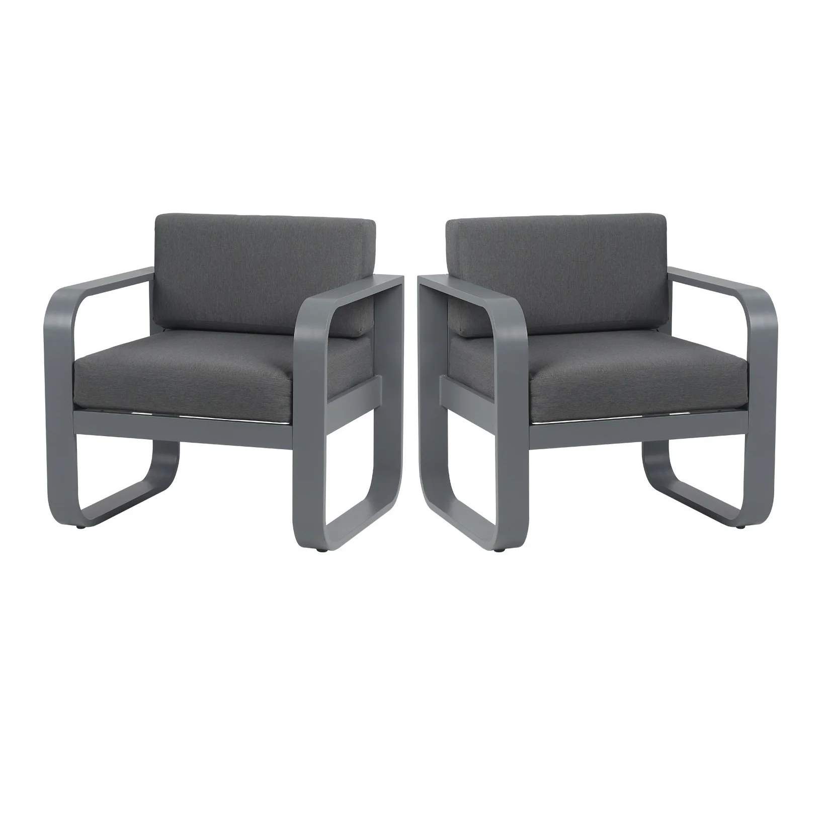 

Hot Sell 2023 Stylish Designed Aluminum Outdoor Furniture Set with Back Rest Padding By Indian Exporters