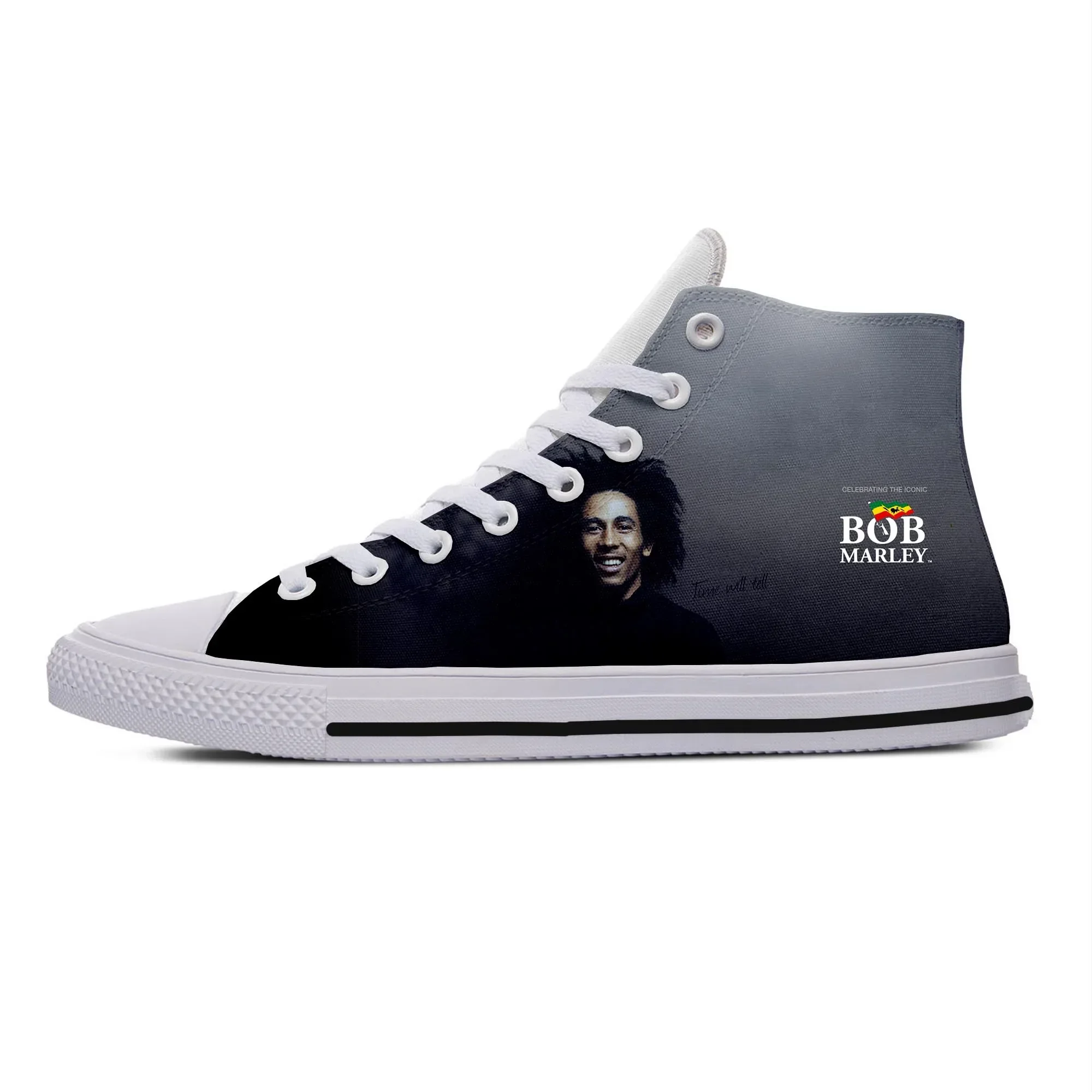 

Hot Cool Bob Marley Fashion High Sneakers Summer Men Women High Quality Handiness Casual Shoes Classic High Help Board Shoes