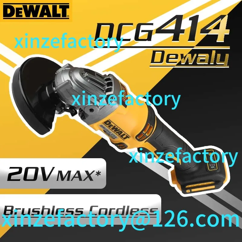 

Customizable Dewalt DCG414 18V Max XR Brushless Angle Grinder - 125mm, 8800 RPM, Cutting & Polishing for Metal/Wood/Pipe