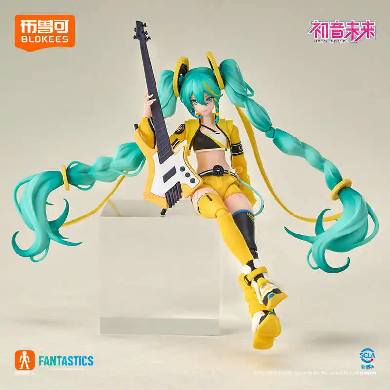 

Blokees Hatsune Miku Action Figure Assembly Figurine Singer Miku Cartoon Anime Figurestoy Pvc Toys Doll Collection Gifts