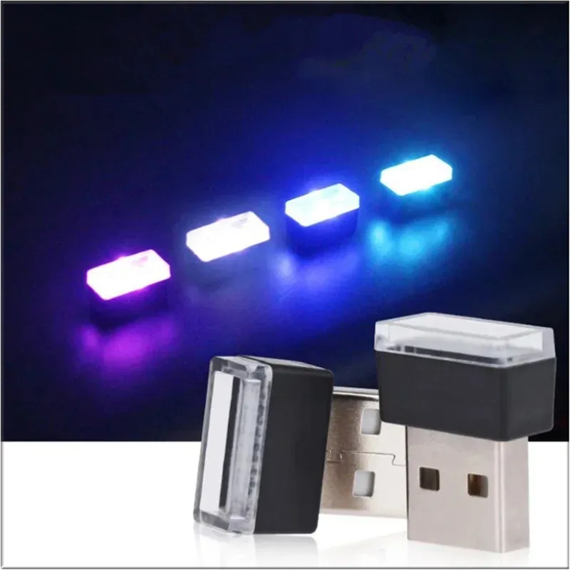 Car Styling USB Atmosphere LED Lamp Light For Volkswagen Golf 5 6 7 PASSAT B5 B6 B7 Polo T5 Bora T-ROC Jetta MK5 MK6
