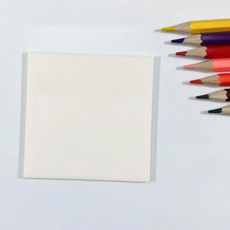 Transparent Sticky Notes Self Stick Transparent Notes Paper 400 Sheets Reusable Translucent Memo Pad 3 X 3 Inch -50 Sheets Per