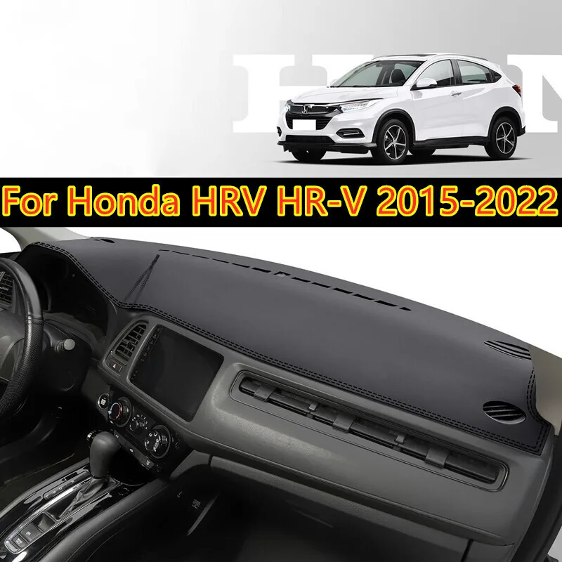 

Leather Car Dashboard Cover Dash Protector Mat Pad For Honda HRV HR-V 2015-2022