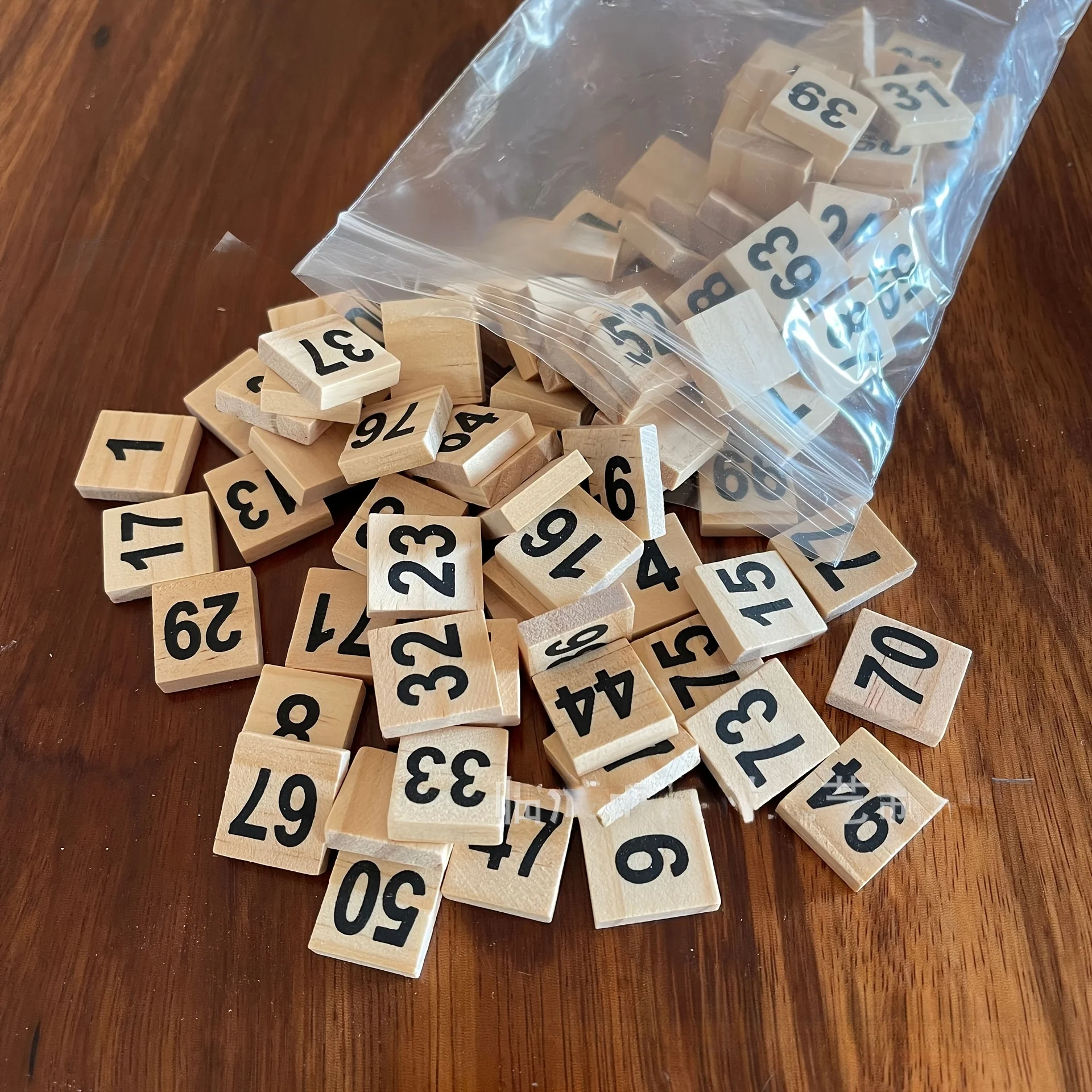 100 pièces de blocs de chiffres en bois de 1 à 100, lettres noires, cubes décoratifs, outils pédagogiques pour enseignants, apprentissage des élèves