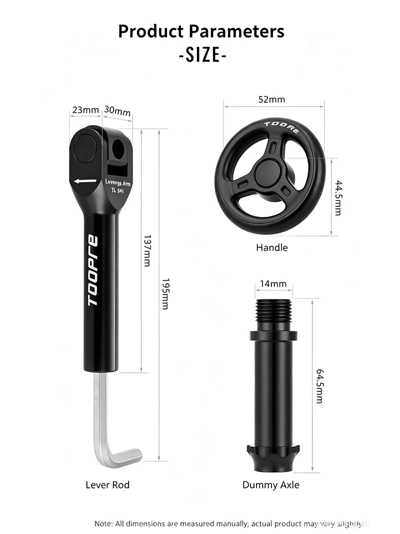 TOOPRE Kurbelschrauben-Entfernungswerkzeug 8/10 mm Schraubenschlüssel für SRAM DUB Kurbelgarnitur Fahrradkurbelabdeckung Demontage-Reparaturwerkzeug – Detail 6