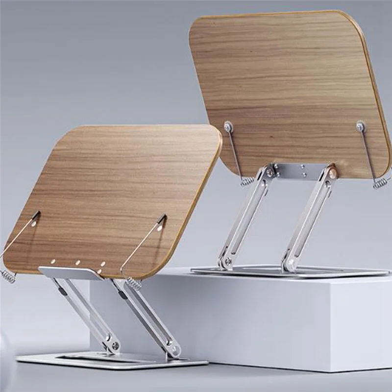 ABMR-Wooden Book Stand, Tablet Stand, Writing Stand, Reading Stand, Stepless Adjustment