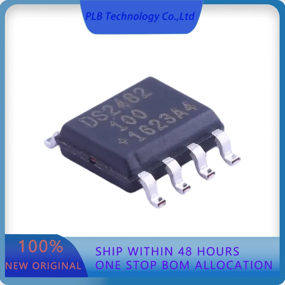5PCS DS2482S-100+T&R DS2482S I2C to 1-Wire Bridge SOIC-8 I/O Controller Interface IC Original Stock