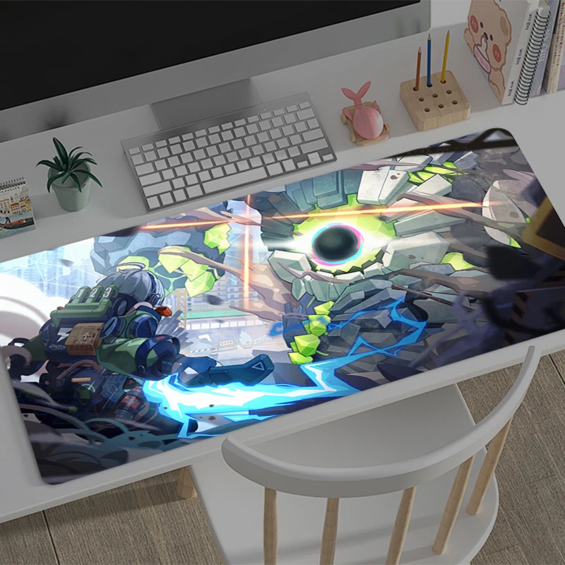 Gaming Mouse Pad Zenless Zone Zero Anby Demara Gamer Computer Accessories Keyboard Mousepad Company Desk mat PC Anime Mousepad