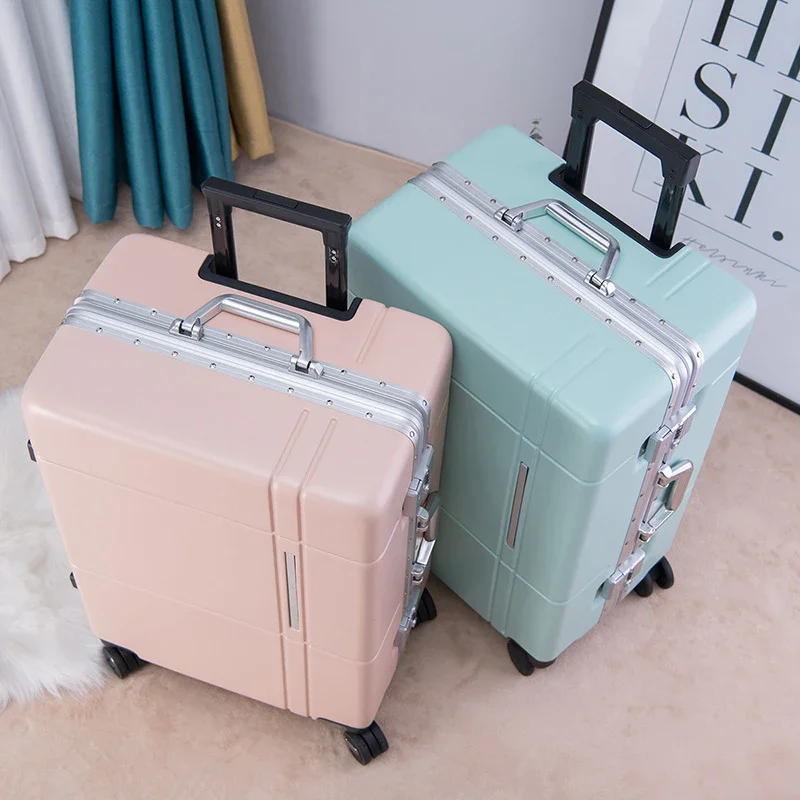 New Arrival Universal Wheels Rod Traveling Abroad Business Trunk 20'24 Inch Package Bag Case Fashion Women Children Men Suitcase