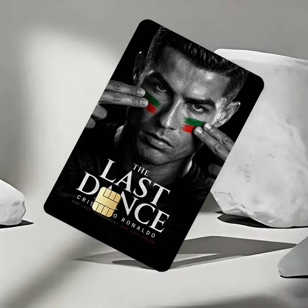 C-Cristiano R-Ronaldo CR7    Credit Card Skin Stickers For VISA Bank Bus Metro Access Card Protective Film Cover Sticker