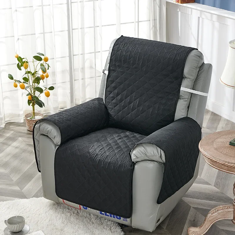 Antislip fauteuil stoelhoes effen kleur gewatteerde stoel hoes anti-slijtage relax fauteuil kussen voor woonkamer thuis