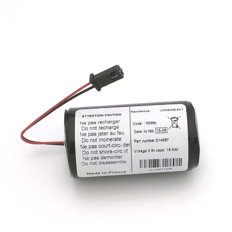 

SAFT LS33600B-ACT 3.6V PLC lithium battery with plug