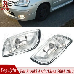 Front Bumper Fog Lamp Assembly Fog Light Day Light Foglamp For Suzuki Aerio/Liana 2004-2012 For SUZUKI Sx4 2006-2014 Sedan