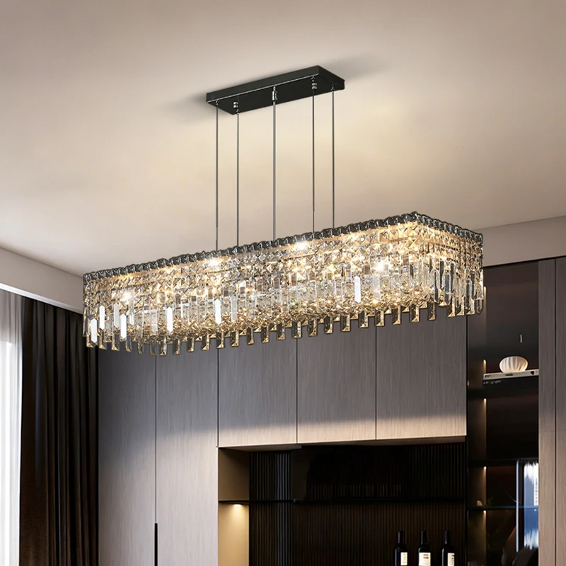Modern Crystal stair chandelier lights indoor lighting Ceiling lamp hanging light led Chandeliers for living room indoor lightin