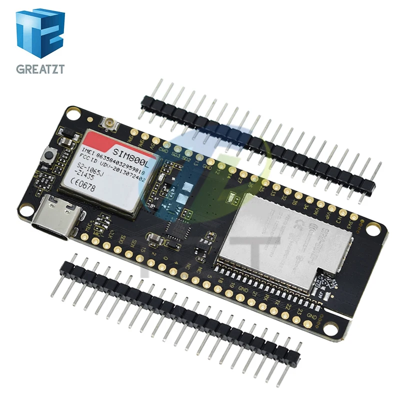 

GREATZT TTGO T-Call V1.3 ESP32 Wireless Module SIM Antenna SIM Card SIM800L Module And GSM/GPRS Antenna for arduino