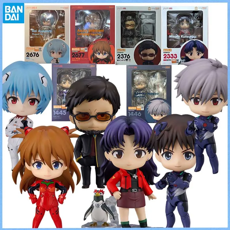 

GOOD SMILE COMPANY NENDOROID Genuine EVA REI AYANAMI Soryu Asuka Langrey Plugsuit Anime figure Movable toy Doll for Collectors