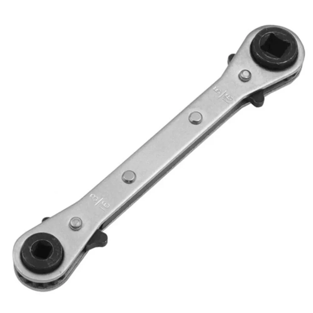 

Ratchet Wrench 3/8\" 5/16\" Carbon Steel Double Headed Maintenance Wrench Ratchet Wrench Refrigeration Equipment New Practical