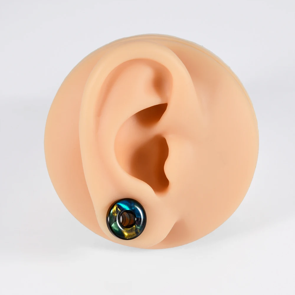 1PC Stainless Steel Mix Colors Shell Hollow Ear Expanders Gauges Ears Plugs Tunnels Body Piercing Jewelry 6-25mm