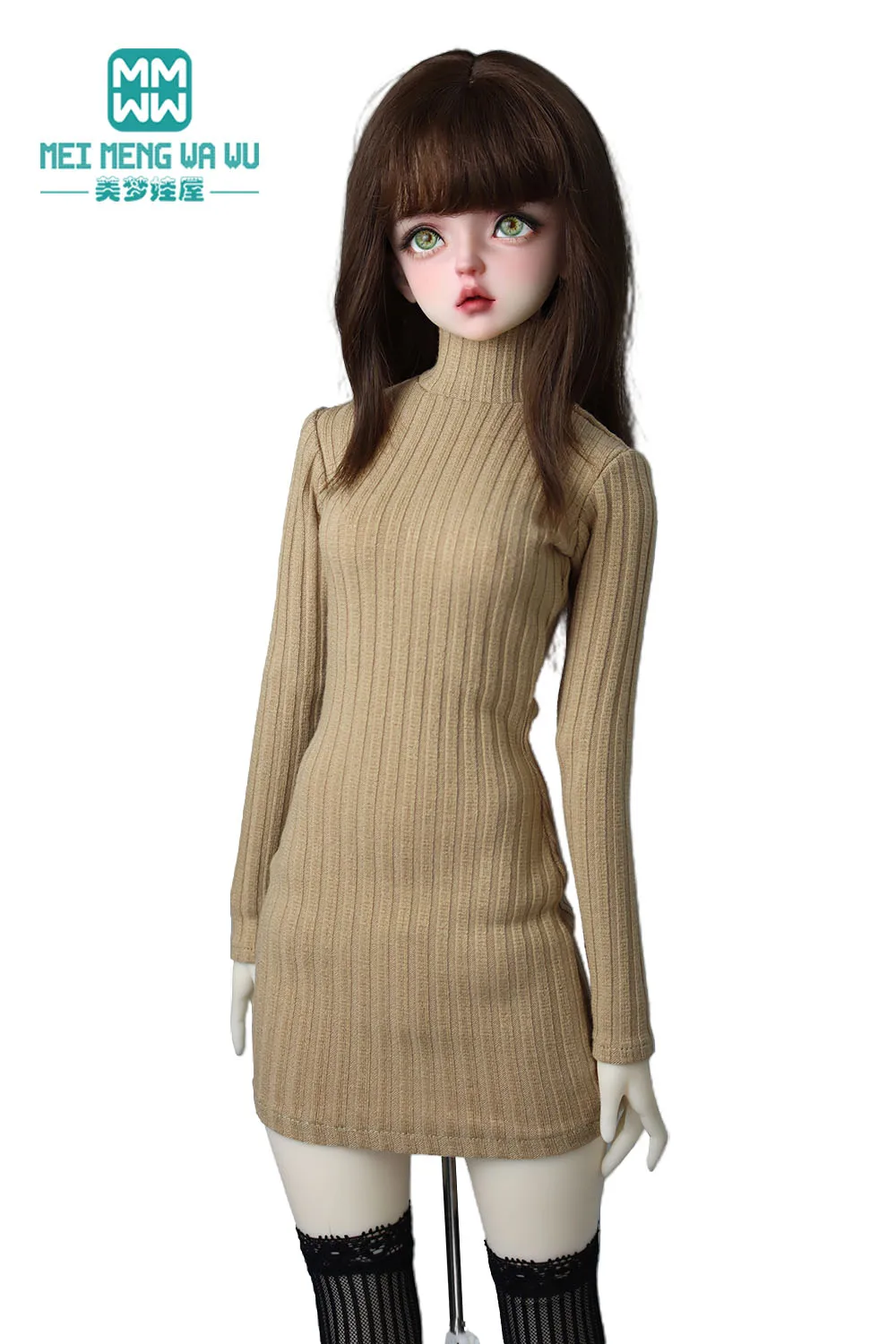 Vestiti per bambola Abito maglione dolcevita alla moda Adatto a 1/3 BJD SD DD Giocattoli Bambola snodata