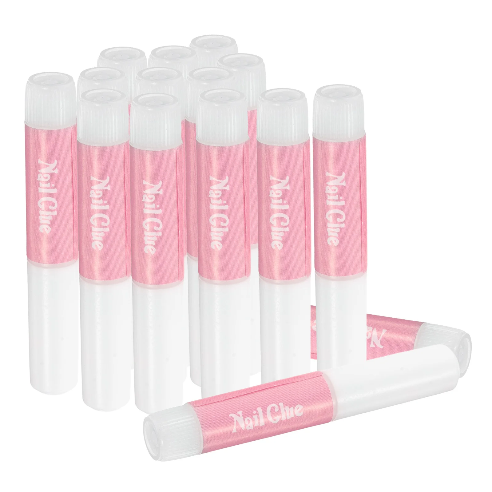 กาวติดเล็บ 20 ชิ้น สำหรับติดเพชรและเล็บปลอม กาวใสแห้งเร็ว เหมาะสำหรับใช้ในบ้านและร้านเสริมสวย