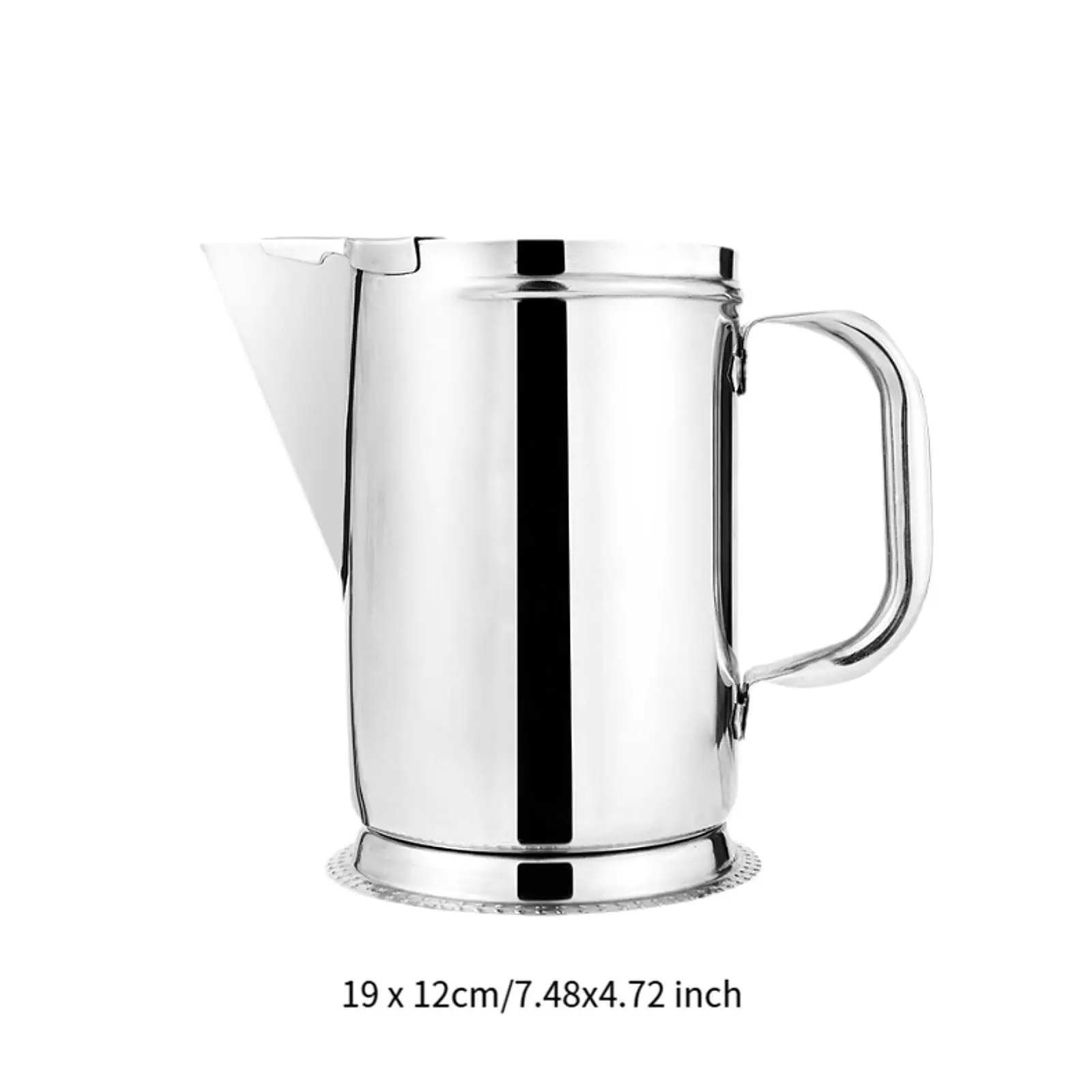 Cafetera Jarra de agua de acero inoxidable para calentar salsa Matcha Lattes