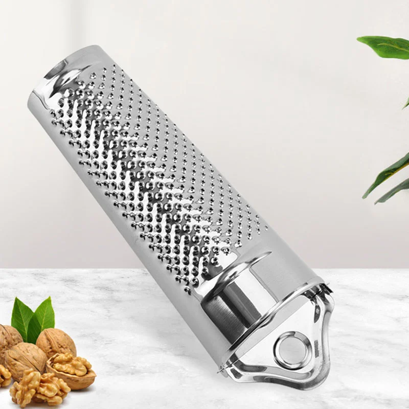 1PC Stainless Steel Versatile Hand Held Nutmeg Citrus Ginger Grater Multifunctional Ginger Garlic Nut Planer For Kitchen